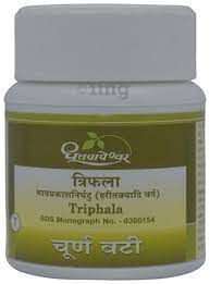 TRIPHALA CHOORNA VATI 60TAB